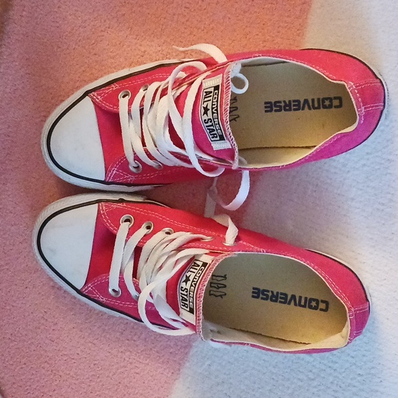 CONVERSE ALL STAR Watermelon Red Size 7 - Picture 2 of 9